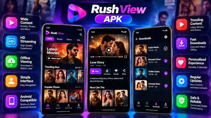 App interface, navigation