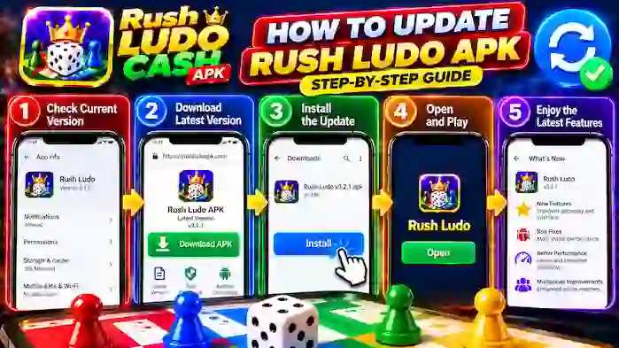 Before Updating Rush Ludo APK