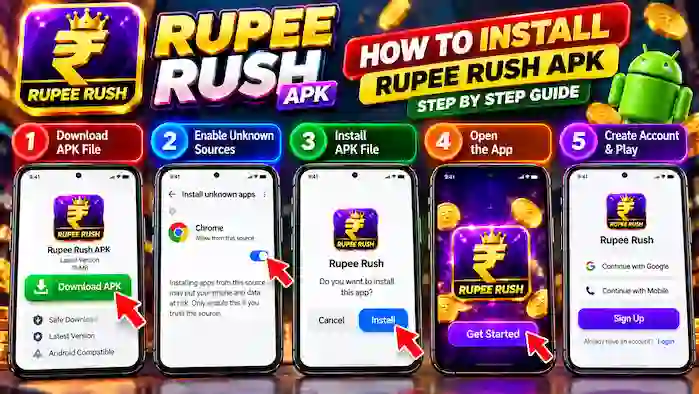 How to Install Rupee Rush APK