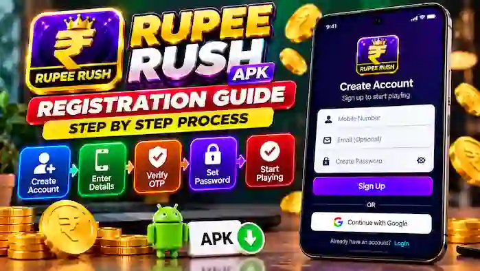 Rupee Rush APK Registration Guide