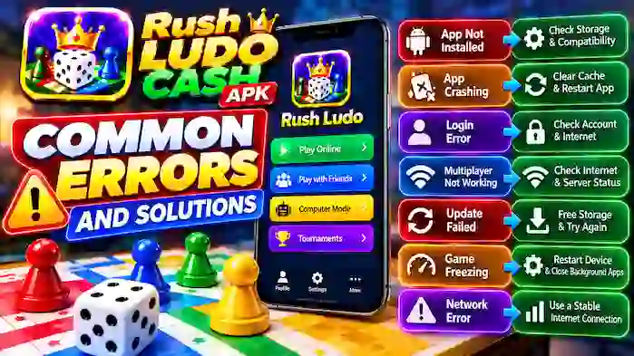 Rush Ludo APK Common Errors and Solutions