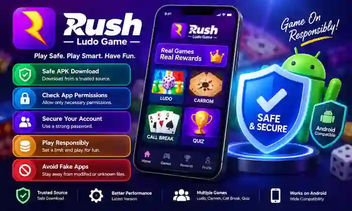 rush apk safety responsible gaming